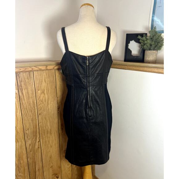 Harley-Davidson Vintage Victoria Leather Mini Dress Size 10 NWT Style 97404-01VW - Picture 9 of 9